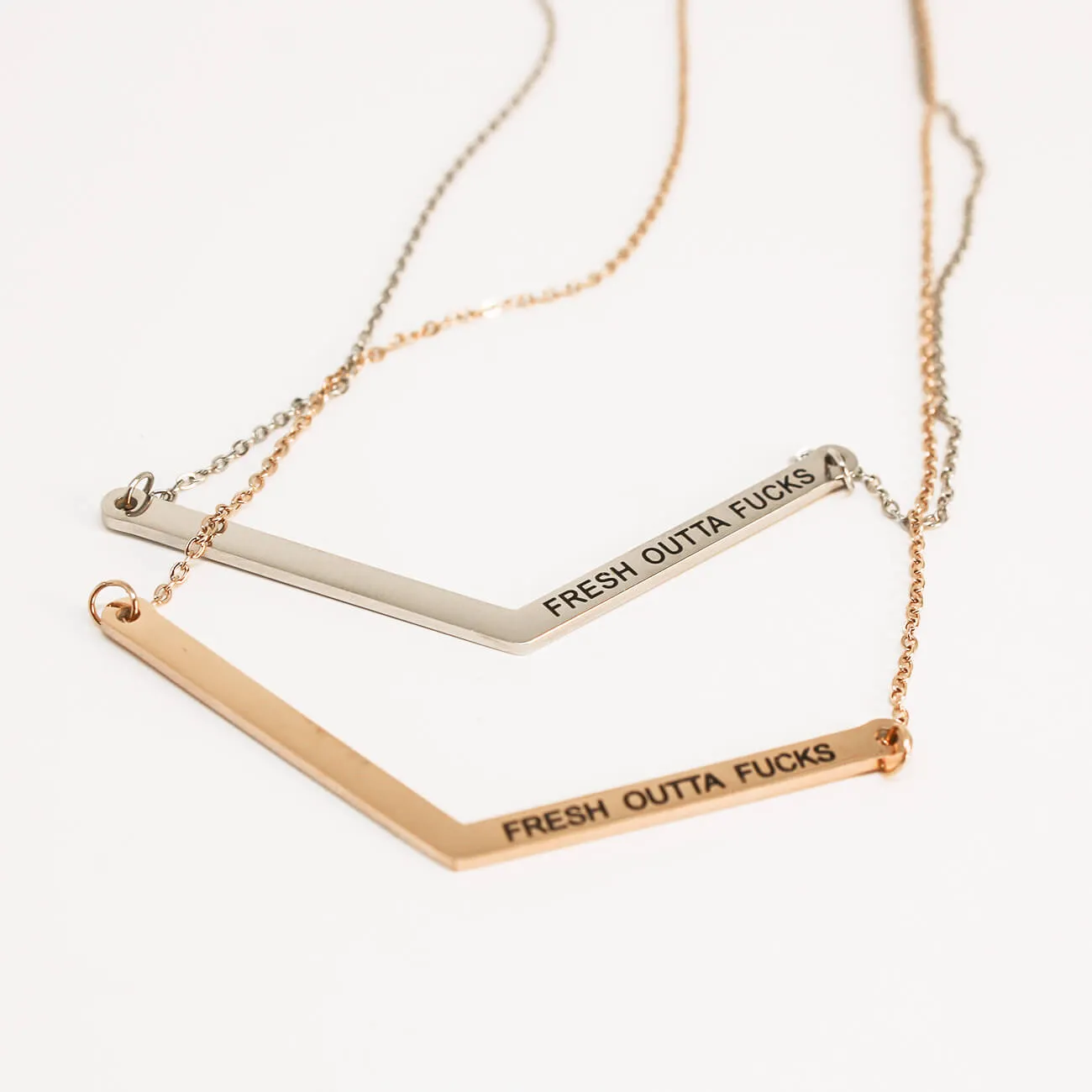 FRESH OUTTA FUCKS NECKLACE - GLASS HOUSE GOODS PERTH WA 01